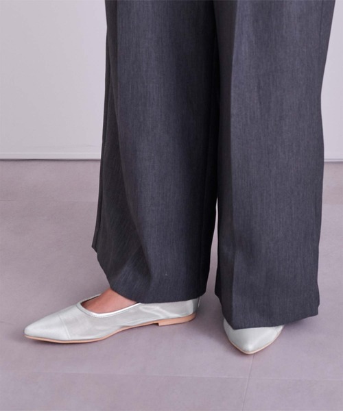 UR'S（ユアーズ）の「ポインテッドトゥメッシュパンプス（パンプス・レディース・ブラック/シルバー/アイボリー・M/L/LL/S）」の3枚目の写真