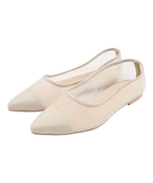 UR'S（ユアーズ）の「ポインテッドトゥメッシュパンプス（パンプス・レディース・ブラック/シルバー/アイボリー・M/L/LL/S）」の10枚目の写真