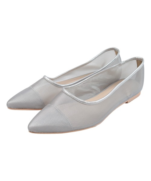 UR'S（ユアーズ）の「ポインテッドトゥメッシュパンプス（パンプス・レディース・ブラック/シルバー/アイボリー・M/L/LL/S）」の17枚目の写真