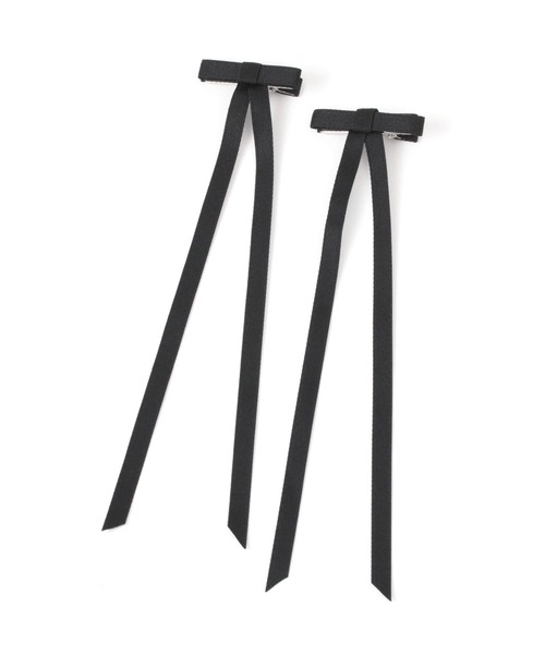 りぼん バレッタ ブラック　2点セット りぼん バレッタ ブラック 2点セット - メルカリ