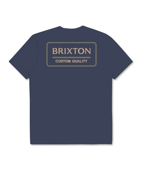 BRIXTON(ブリクストン)の「【BRIXTON】PALMER PROPER S/S STT(Tシャツ/カットソー・メンズ・クリーム/ネイビー系/ブラック/ベージュ系/ネイビー・MEDIUM/LARGE/X-LARGE)」の1枚目の写真