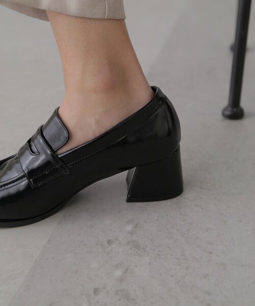 FREE'S MART(フリーズマート)の「◆ヒールローファー(ローファー・レディース・ブラック/ブラウン・SMALL/MEDIUM)」の9枚目の写真