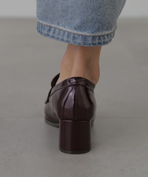 FREE'S MART(フリーズマート)の「◆ヒールローファー(ローファー・レディース・ブラック/ブラウン・SMALL/MEDIUM)」の19枚目の写真