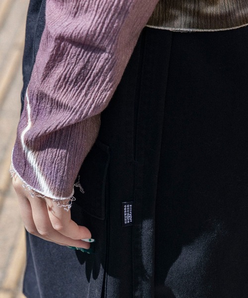 MM6 Maison Margiela(エムエムシックス メゾン マルジェラ)の「MM6 MAISON MARGIELA Long Skirt S52MI0008(スカート・レディース・ブラック・38)」の6枚目の写真