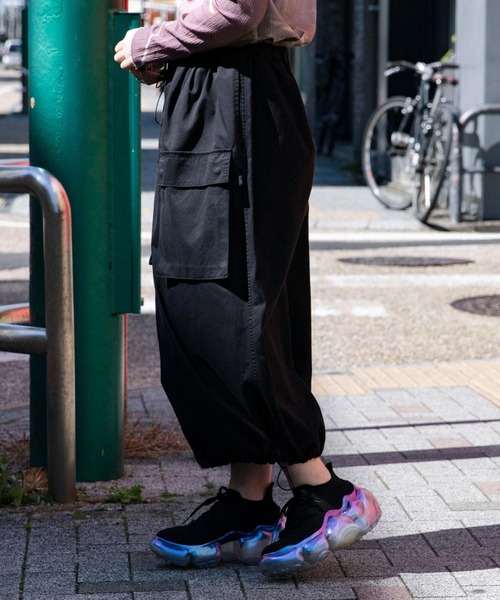 MM6 Maison Margiela(エムエムシックス メゾン マルジェラ)の「MM6 MAISON MARGIELA Long Skirt S52MI0008(スカート・レディース・ブラック・38)」の3枚目の写真