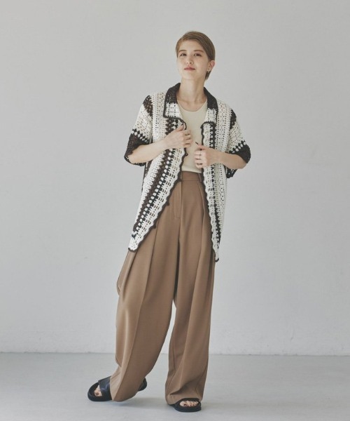 TODAYFUL（トゥデイフル）の「ニットカーディガン（カーディガン/ボレロ・レディース・ブラウン・FREE）」の2枚目の写真