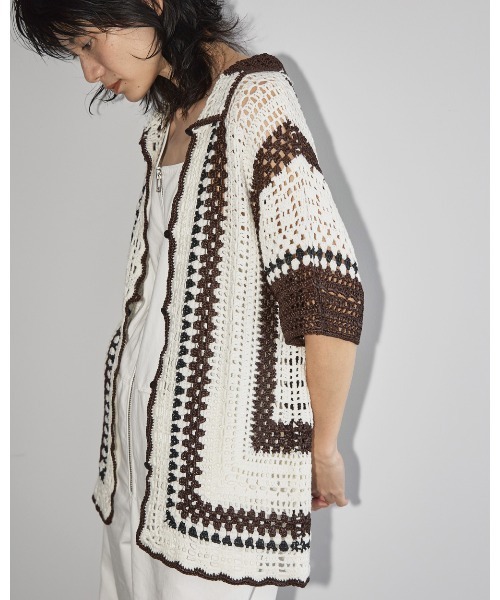 TODAYFUL（トゥデイフル）の「ニットカーディガン（カーディガン/ボレロ・レディース・ブラウン・FREE）」の9枚目の写真