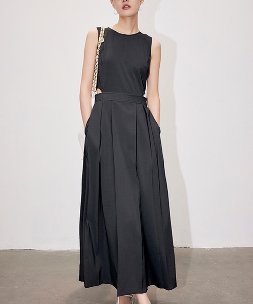 ノースリーブプリーツドレス（ワンピース）｜SMILE ORCHID