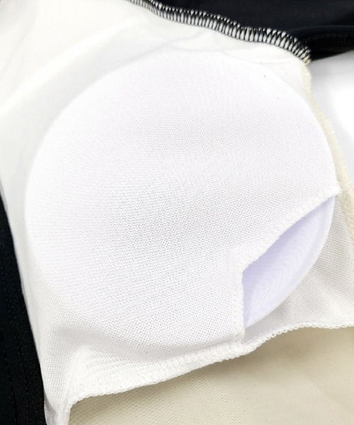 TeddyShop(テディショップ)の「キッズ水着 長袖ライン柄ワンピース風オールインワン水着(水着・キッズ・ブラウン/ブラック・M/L/3L/LL/S)」の19枚目の写真