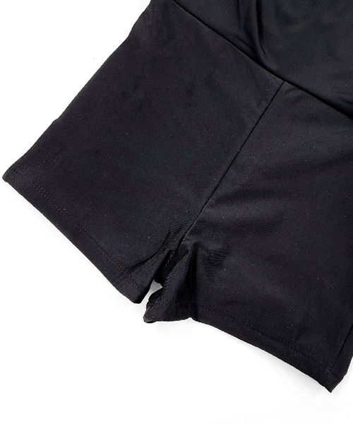 TeddyShop(テディショップ)の「キッズ水着 長袖ライン柄ワンピース風オールインワン水着(水着・キッズ・ブラウン/ブラック・M/L/3L/LL/S)」の6枚目の写真