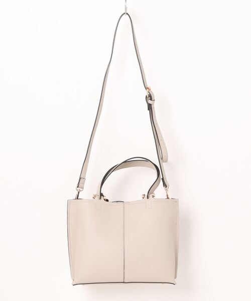 INED CLARO（イネドクラロ）の「2WAYトートバッグ（トートバッグ・レディース・カーキ/アイボリー・フリー）」の3枚目の写真