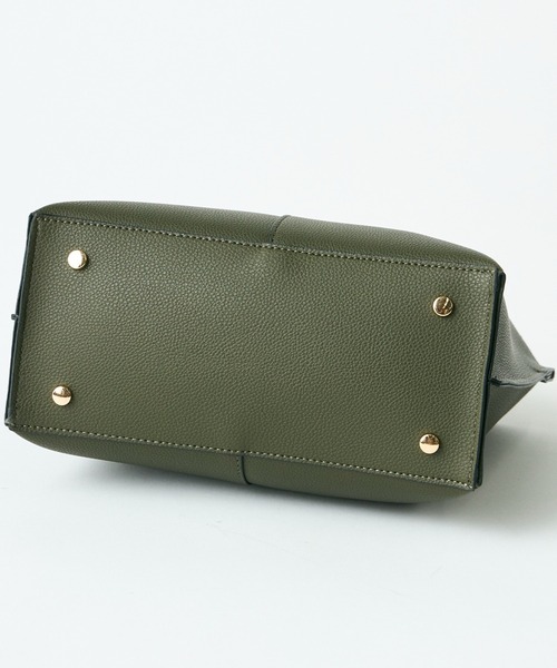 INED CLARO（イネドクラロ）の「2WAYトートバッグ（トートバッグ・レディース・カーキ/アイボリー・フリー）」の10枚目の写真