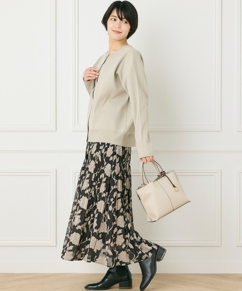 INED CLARO（イネドクラロ）の「2WAYトートバッグ（トートバッグ・レディース・カーキ/アイボリー・フリー）」の20枚目の写真