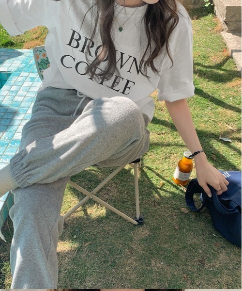 kirakiraShop(キラキラショップ)の「ロゴ デザイン Tシャツ(Tシャツ/カットソー・レディース・イエロー系その他/グレー系その他/ホワイト/ネイビー・FREE)」の10枚目の写真