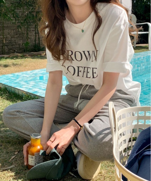 kirakiraShop(キラキラショップ)の「ロゴ デザイン Tシャツ(Tシャツ/カットソー・レディース・イエロー系その他/グレー系その他/ホワイト/ネイビー・FREE)」の13枚目の写真