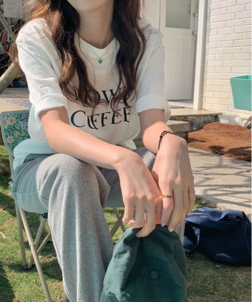 kirakiraShop(キラキラショップ)の「ロゴ デザイン Tシャツ(Tシャツ/カットソー・レディース・イエロー系その他/グレー系その他/ホワイト/ネイビー・FREE)」の16枚目の写真
