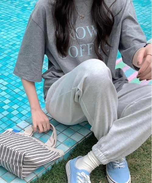 kirakiraShop(キラキラショップ)の「ロゴ デザイン Tシャツ(Tシャツ/カットソー・レディース・イエロー系その他/グレー系その他/ホワイト/ネイビー・FREE)」の18枚目の写真