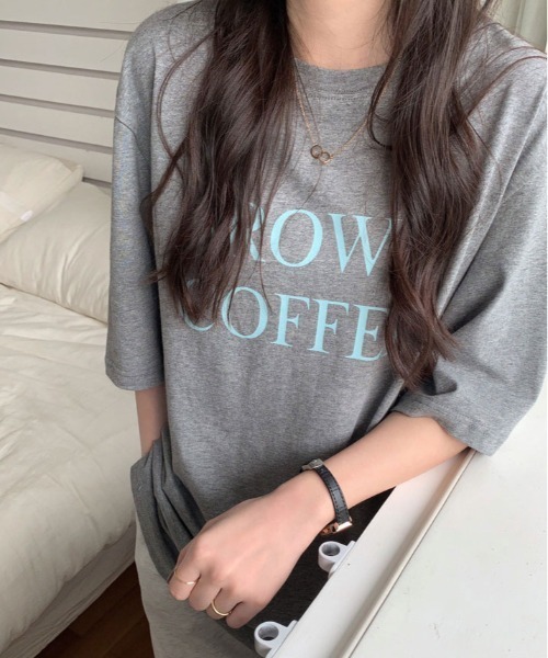 kirakiraShop(キラキラショップ)の「ロゴ デザイン Tシャツ(Tシャツ/カットソー・レディース・イエロー系その他/グレー系その他/ホワイト/ネイビー・FREE)」の20枚目の写真