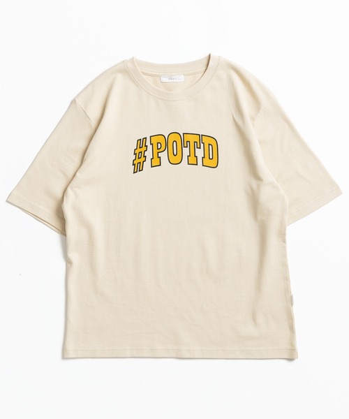 MUHET（ミュエータ）の「アソートロゴプリントTシャツ（Tシャツ/カットソー・レディース・ネイビー/アイボリー/チャコールグレー・MEDIUM/X-LARGE）」の21枚目の写真
