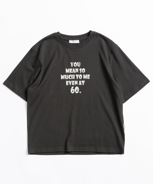 MUHET（ミュエータ）の「アソートロゴプリントTシャツ（Tシャツ/カットソー・レディース・ネイビー/アイボリー/チャコールグレー・MEDIUM/X-LARGE）」の8枚目の写真