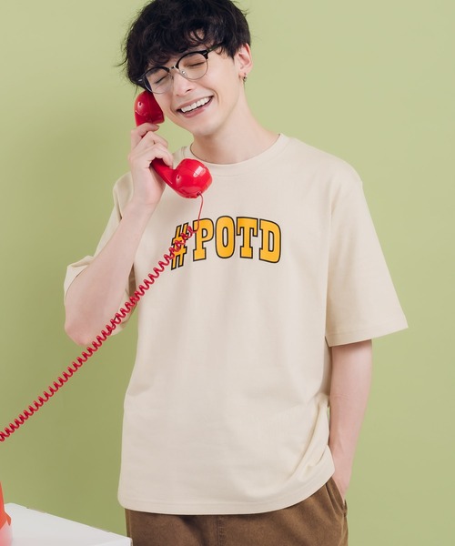 MUHET（ミュエータ）の「アソートロゴプリントTシャツ（Tシャツ/カットソー・レディース・ネイビー/アイボリー/チャコールグレー・MEDIUM/X-LARGE）」の20枚目の写真