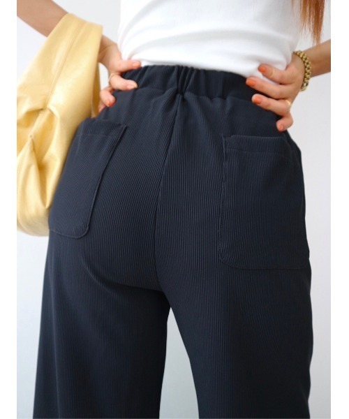 TRUNC(トランクエイティーエイト)の「Smooth Rib Wide Pants(その他パンツ・レディース・アイボリー/ブラック/ダークブルー・FREE)」の6枚目の写真