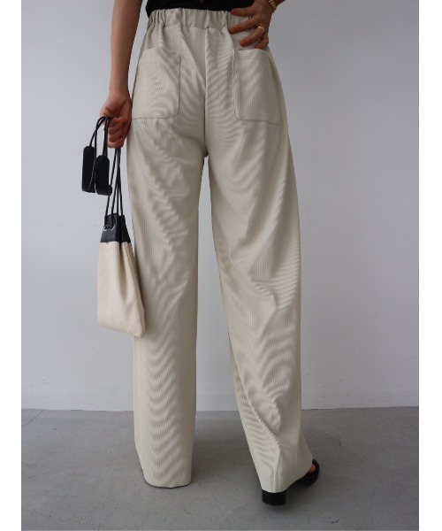 TRUNC(トランクエイティーエイト)の「Smooth Rib Wide Pants(その他パンツ・レディース・アイボリー/ブラック/ダークブルー・FREE)」の14枚目の写真