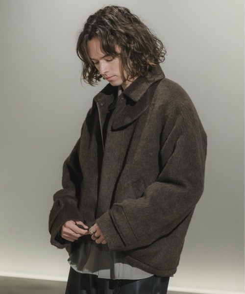 Casper John ウールシャギードルマンブルゾン Wool shaggy blouson