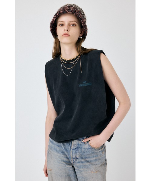 カットソー(半袖+袖なし) moussy セール】VARIOUS PACKAGE ノースリーブTシャツ（Tシャツ/カットソー