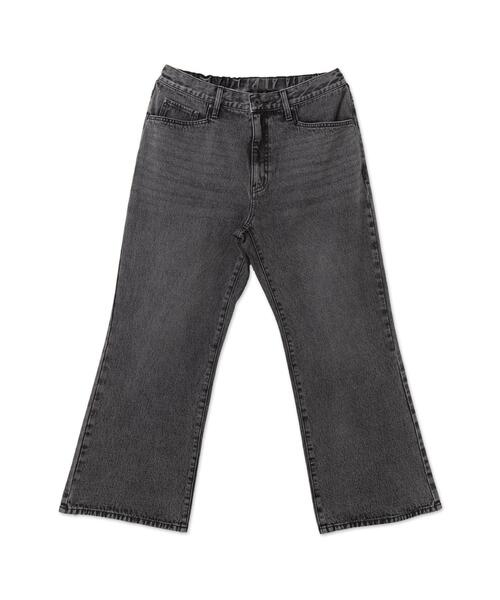 セール】WEGO/デニムルーズフレアパンツ（デニムパンツ）｜WEGO