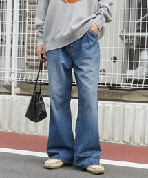 WEGO | WEGO/【24年秋冬新作】デニムルーズフレアパンツ(デニムパンツ)