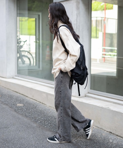 WEGO（ウィゴー）の「WEGO/デニムルーズフレアパンツ（デニムパンツ・メンズ・インディゴブルー/グレー/ライトインディゴブルー・LARGE/MEDIUM/SMALL）」の13枚目の写真