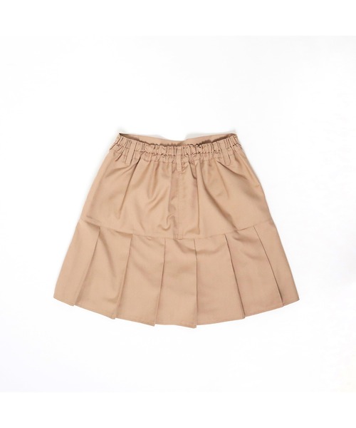 trois lapins kp（トロワラパンケーピー）の「インパンツ付きヨーク切替プリーツスカート140～160（スカート・キッズ・ベージュ/チャコールグレー・140cm/150cm）」の3枚目の写真