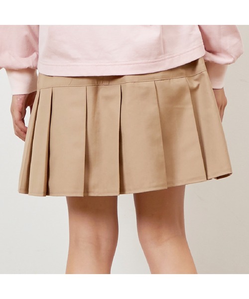 trois lapins kp（トロワラパンケーピー）の「インパンツ付きヨーク切替プリーツスカート140～160（スカート・キッズ・ベージュ/チャコールグレー・140cm/150cm）」の16枚目の写真