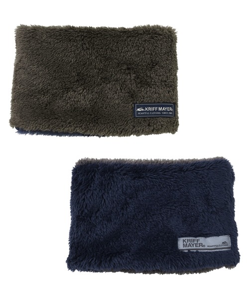 KRIFF MAYER Kid's Collection（クリフメイヤーキッズコレクション）の「ニンジャネックウォーマー（ネックウォーマー/スヌード・キッズ・カラフル/レンガ/クリーム/カモフラージュ/チャコール・LARGE/MEDIUM）」の2枚目の写真