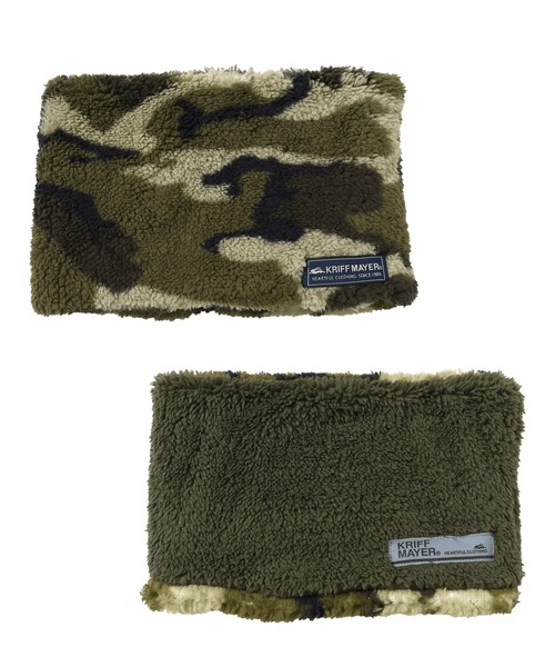 KRIFF MAYER Kid's Collection（クリフメイヤーキッズコレクション）の「ニンジャネックウォーマー（ネックウォーマー/スヌード・キッズ・カラフル/レンガ/クリーム/カモフラージュ/チャコール・LARGE/MEDIUM）」の14枚目の写真