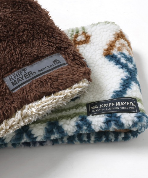 KRIFF MAYER Kid's Collection（クリフメイヤーキッズコレクション）の「ニンジャネックウォーマー（ネックウォーマー/スヌード・キッズ・カラフル/レンガ/クリーム/カモフラージュ/チャコール・LARGE/MEDIUM）」の8枚目の写真