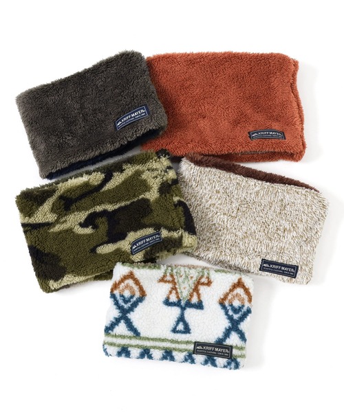 KRIFF MAYER Kid's Collection（クリフメイヤーキッズコレクション）の「ニンジャネックウォーマー（ネックウォーマー/スヌード・キッズ・カラフル/レンガ/クリーム/カモフラージュ/チャコール・LARGE/MEDIUM）」の11枚目の写真