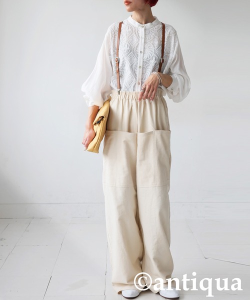 【未使用】Atelier d’antan ベスト Veber antiqua 再入荷予定有!ハントベスト ベスト レディース トップス