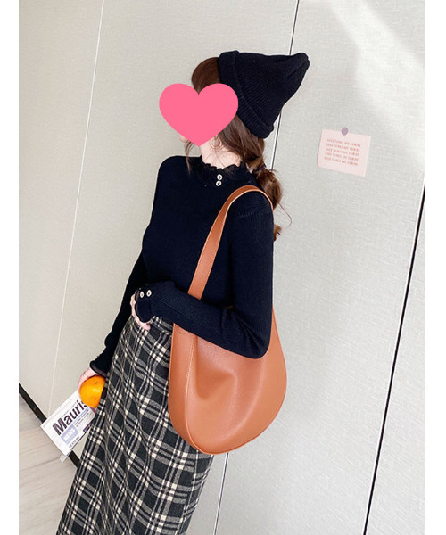 VIVID LADY（ビビッドレディー）の「ボタン付きレースハーフネックニット 長袖 レディース（ニット/セーター・レディース・ホワイト/アイボリー/ブラック・FREE）」の7枚目の写真