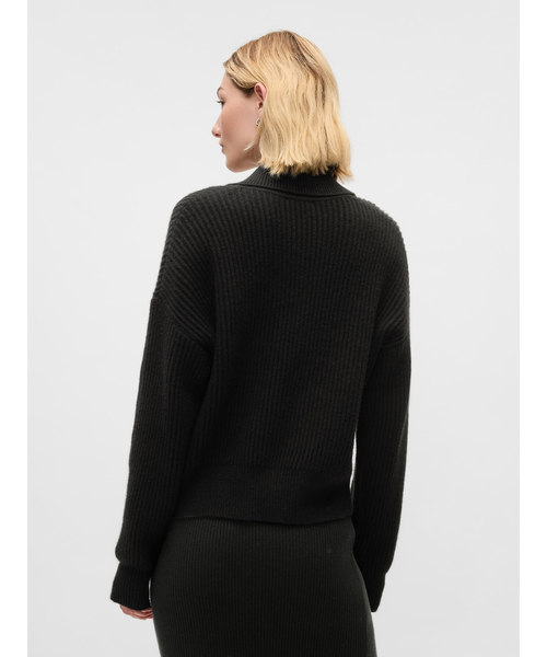 GAP（ギャップ）の「CashSoft カシミヤタッチ リラックス リブカーディガン（カーディガン/ボレロ・レディース・ブラック/ブラウン・XS/XXS/XL/L/M/S）」の6枚目の写真