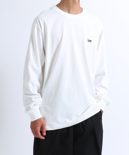 Lee（リー）の「Lee（リー）メタリックロゴプリント・アーカイブグラフィックバックプリント ロンT メンズ レディース ユニセックス/長袖（Tシャツ/カットソー・メンズ・ホワイト/ブラック系その他/スミクロ/ホワイト系その他・XL/M/L）」の5枚目の写真