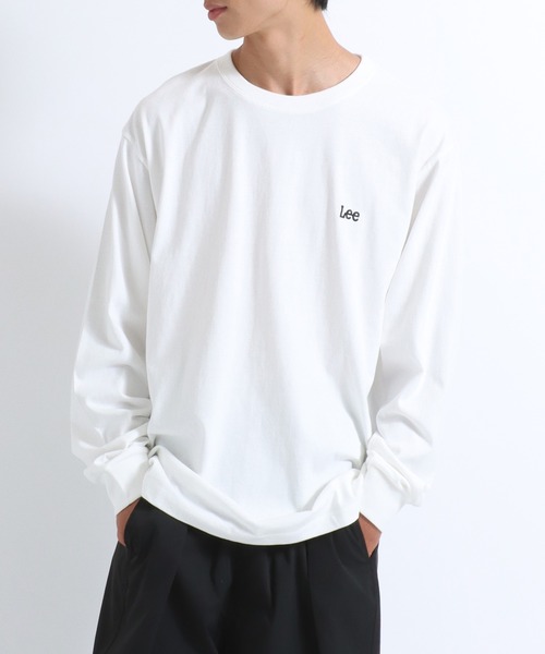 Lee（リー）の「Lee（リー）メタリックロゴプリント・アーカイブグラフィックバックプリント ロンT メンズ レディース ユニセックス/長袖（Tシャツ/カットソー・メンズ・ホワイト/ブラック系その他/スミクロ/ホワイト系その他・XL/M/L）」の7枚目の写真
