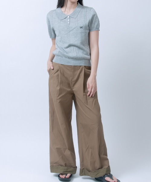 レリアン⭐︎裾レースのワイドパンツ9号 ワイドパンツ | Leilian (Women)/レリアン | 三越伊勢丹