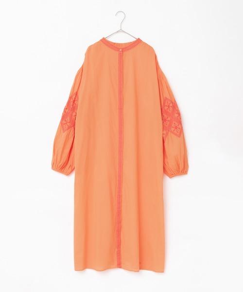 【セール】キャンブリックボイル 配色刺しゅうワンピース（ワンピース）｜LOSUCA（ロスカ） pattayablatt.com