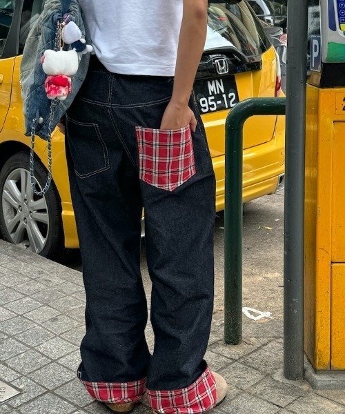 オーダー受付可能デニム デニムパンツ（サックスブルー/ブルー/ボトムス/パンツ）| sō4ū