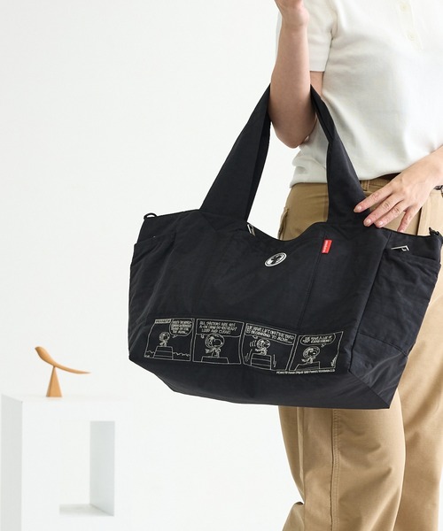 限定 レスポートサック　スヌーピー　2WAY ショルダーバッグ　トートバッグ スヌーピー ピーナッツ 2way トートバッグ マザーバッグ ボストン