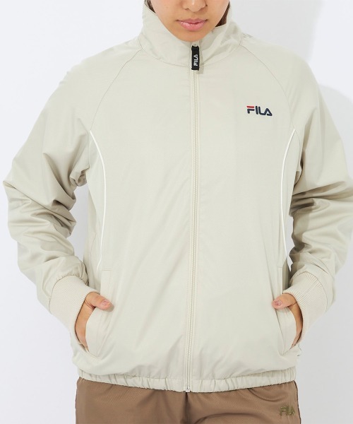 FILA（フィラ）の「ライトリップ×裏地フリースジャケット（その他アウター・レディース・ブラック/チャコールグレー/ブルー/クリーム/ネイビー・MEDIUM/LARGE/X-LARGE）」の6枚目の写真