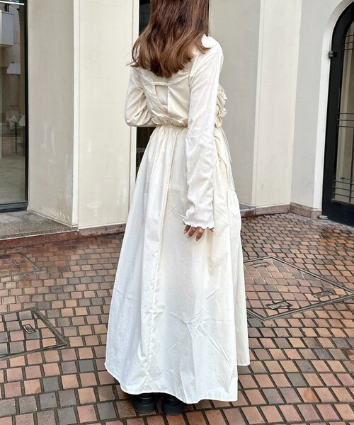 セール】【2WAY】ウエストドロストキャミワンピース（ワンピース）｜w