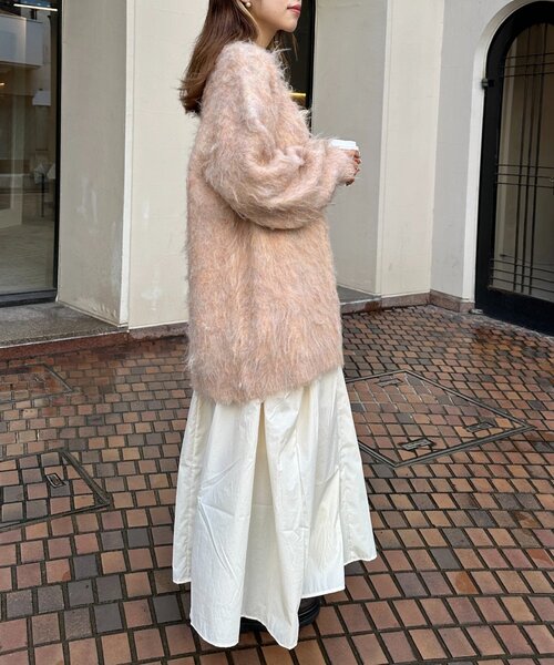 w closet(ダブルクローゼット)の「【2WAY】ウエストドロストキャミワンピース(ワンピース・レディース・オレンジ/ブラック/カーキ/アイボリー・FREE)」の12枚目の写真